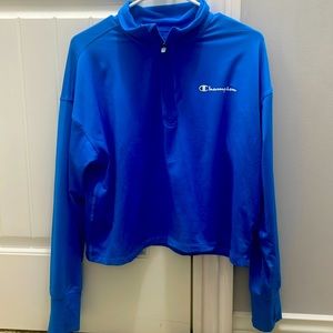Champion crop top size large long sleeve